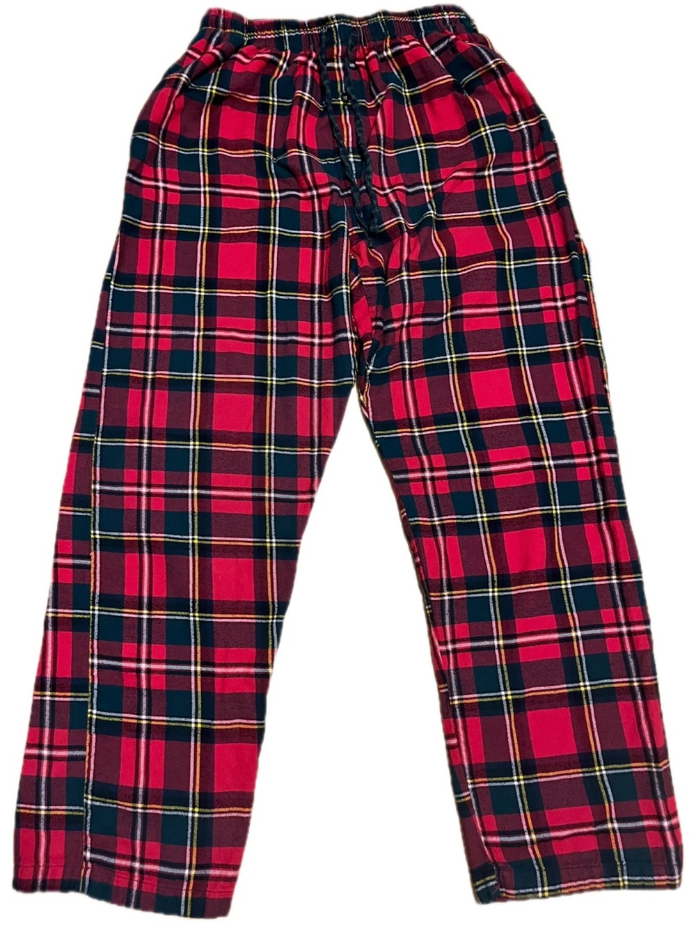 Polo Ralph Lauren Men Red Stewart Tartan Plaid Pajama Lounge Pants Size Medium
